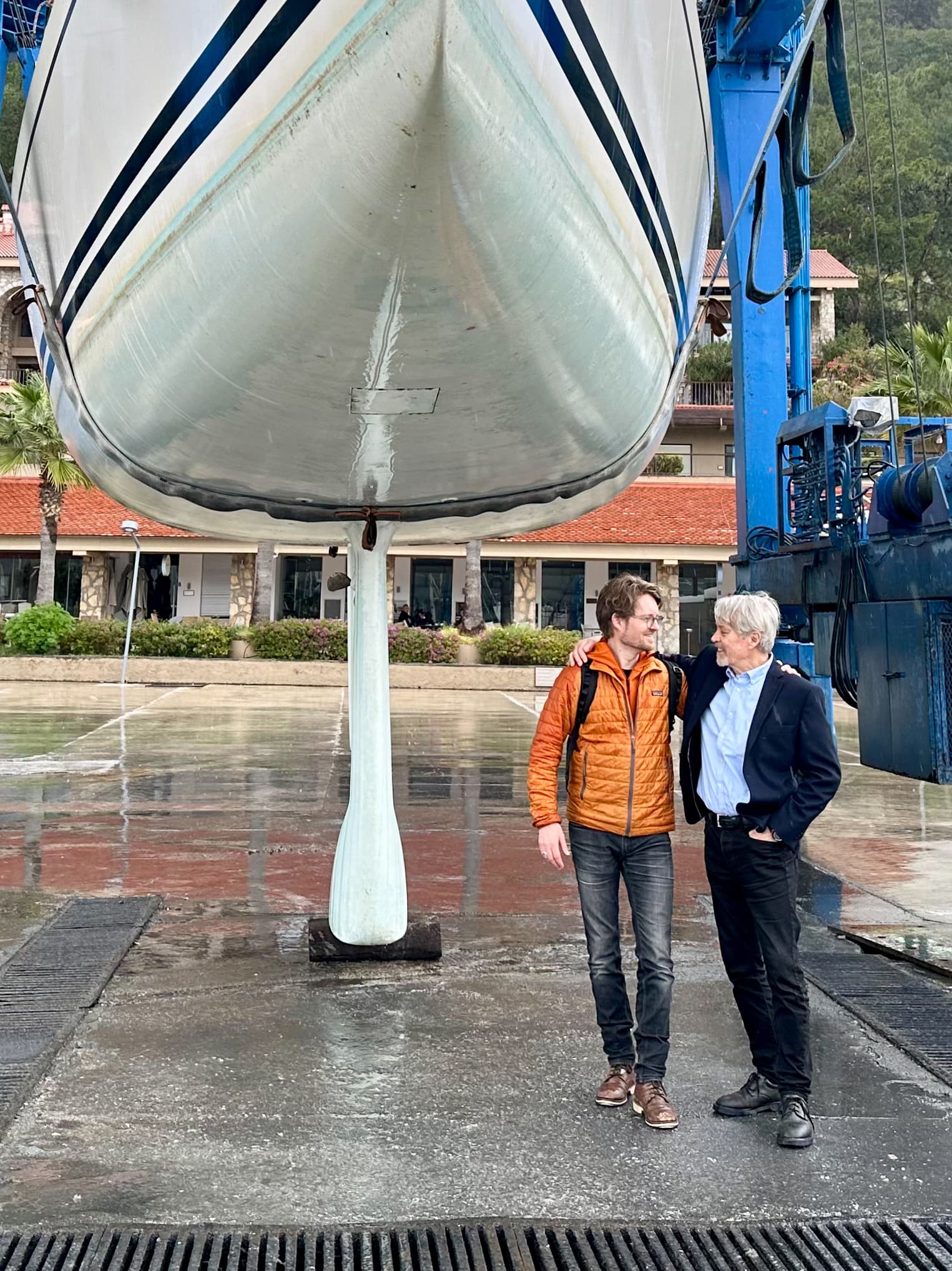 Caradue vid ankomsten till Marmaris